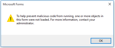 Outlook Error