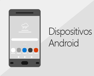 Haga clic para configurar Office y el correo electrónico en dispositivos Android.