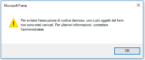 Errore di Outlook